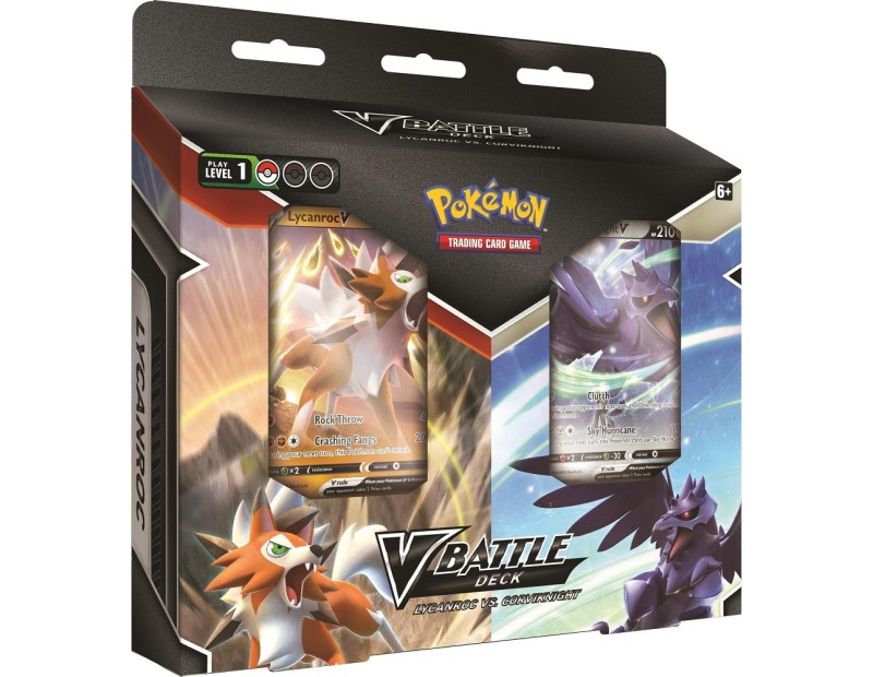 V Battle Deck Bundle Lycanroc vs Corviknight