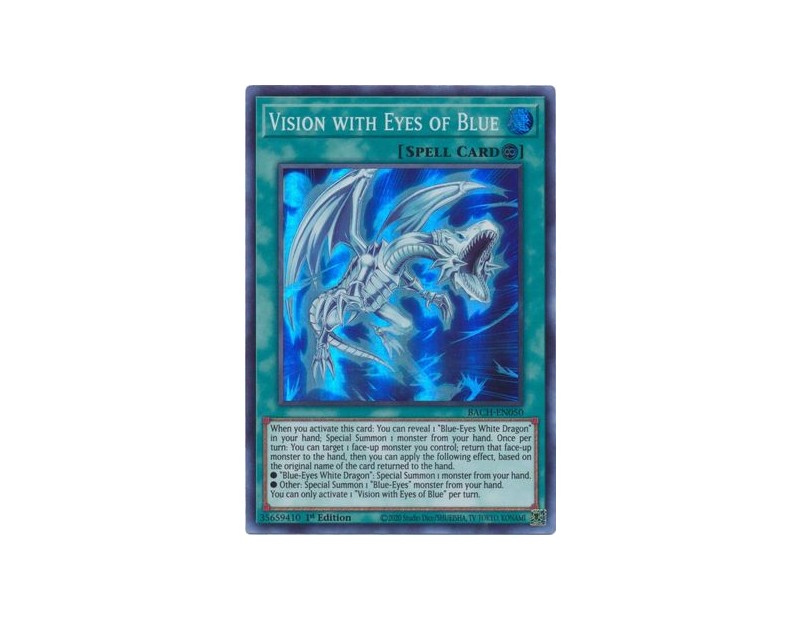 Vision with Eyes of Blue (BACH-EN050) - 1st Edition