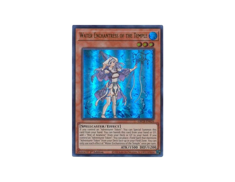 Water Enchantress of the Temple (GRCR-EN026) - 1st Edition