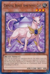 Crystal Beast Amethyst Cat (SDCB-EN002) - 1st Edition