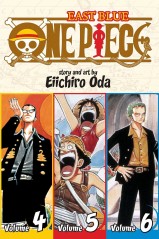 Manga One Piece Τόμοι 4, 5 & 6 (English)