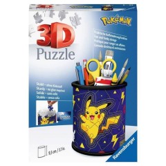 Puzzle Pokemon Pencil Holder 3D (54 pieces)